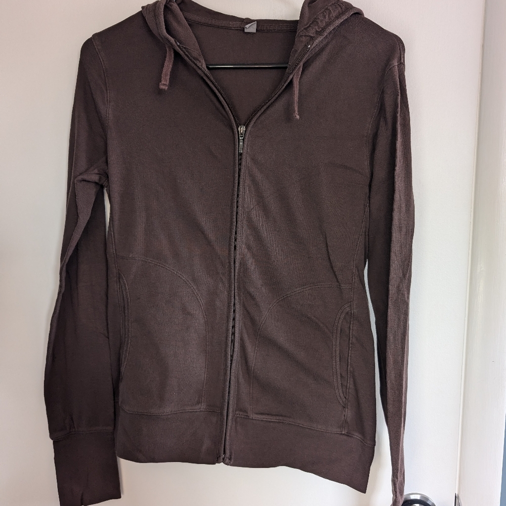 Uniqlo Brown Zip-Up Hoodie